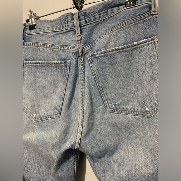 Agolde Riley High Rise Straight Crop in Blitz Women's Size 25 - Picture 14 of 14